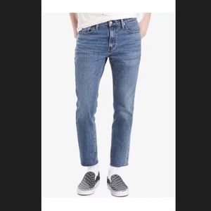 NEW LEVI'S Men 511 BLUE SLIM FIT CROPPED JEANS